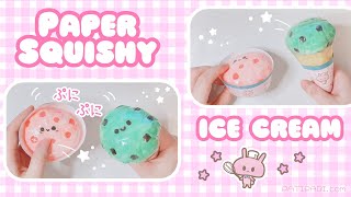 Tutorial Tissue Paper Squishy Ice Cream Diy Template Free Download