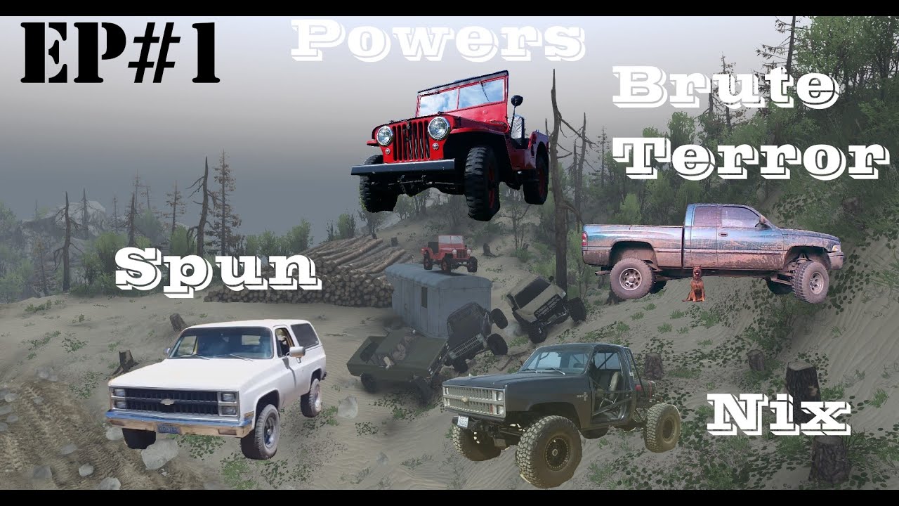 Spintires in our real life trucks Ep#1