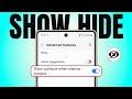 How to Show or Hide Contacts When Sharing Content on Samsung phone | Turn Off Show Contacts