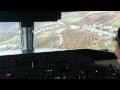 Widerøe Dash 8-103 LN-WIF, Landing in Alta/ENAT/ALF With Circle to Land rwy 29 from the Cockpit