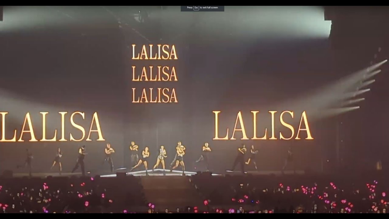 BLACKPINK Hamilton Day 1 - LALISA + MONEY | Born Pink World Tour [221106]