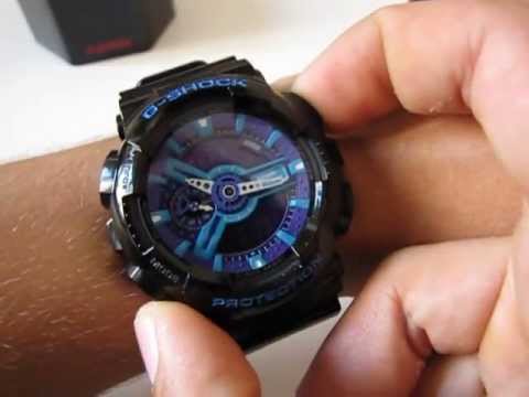 CASIO G-Shock GA-110HC-1A - black ana-digi watch