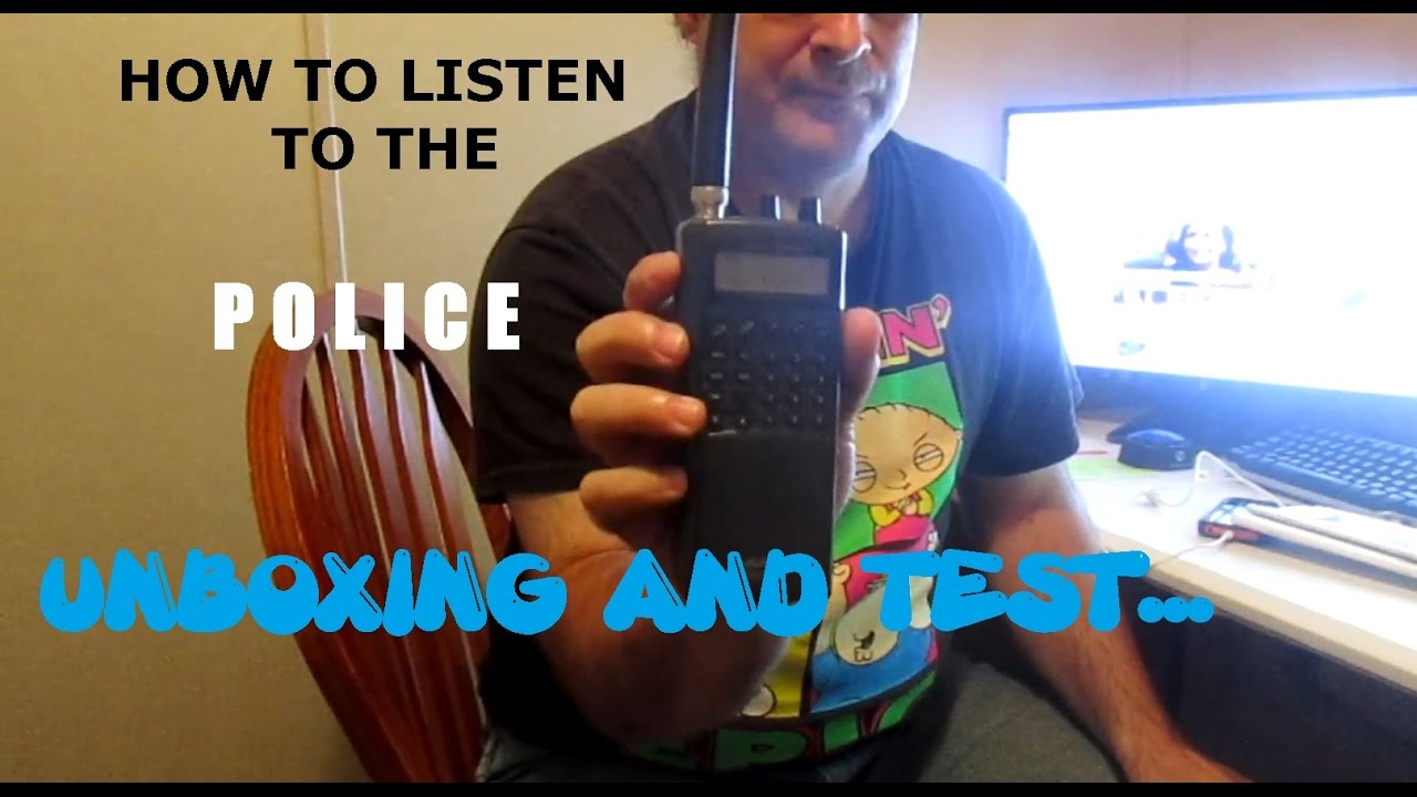 POLICE SCANNER-- RADIOSHACK PRO94 UNBOXING