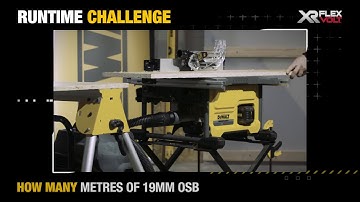 See the DEWALT XR FLEXVOLT Cordless Table Saw in action