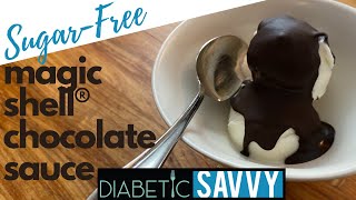 THE BEST NO SUGAR ADDED HOMEMADE  CHOCOLATE HARDENING SAUCE (AKA MAGIC SHELL) RECIPE, PERIOD by Diabetic Savvy with Davis Knight 1,261 views 3 years ago 7 minutes, 56 seconds