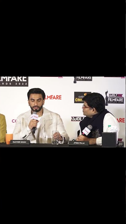 Ranveer Singh at press conference 67 Wolf777news filmfare awards 2022 part-4 #shorts #youtubeshorts
