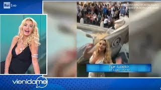 Valeria Marini e quella multa a Piazza di Spagna - Vieni da me 07/10/2019