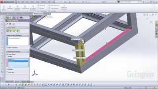 SOLIDWORKS Quick Tip  Weldments Basic Tools and Methods