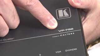 Kramer VP 792 Multi−Format to DVI HDMI Digital HQV Scaler