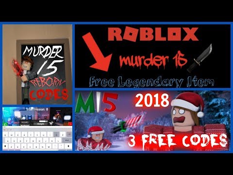 3 Roblox Reborn Codes In Murder 15 2018 Youtube