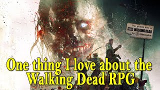 One thing I love about this solo, zombie/survival RPG (The Walking Dead Universe RPG - Free League)