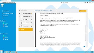 [Kofax CCM] Line of Credit Increase (Interactive Document Composition) (No audio)