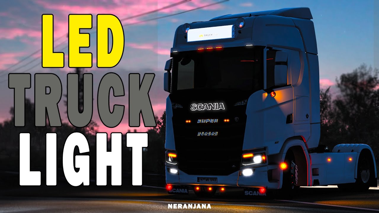 Stor vrangforestilling Defekt helgen Euro Truck Simulator 2 Mods | LED Trucklight | ETS2 Mods v1.40 - YouTube