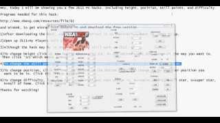NBA 2K11 PC Hacks: Height, Skill Points, Position, difficulty