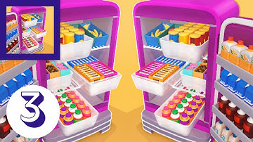 Fill Up Fridge: Organizing Game Walkthrough Gameplay Tutorial Part 3 || For Android and iOS