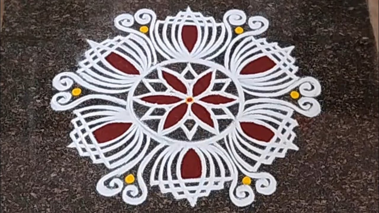 Daily Simple kolam in live! 