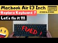 Macbook Air Keyboard Replacement Guide (A1369/A1466)