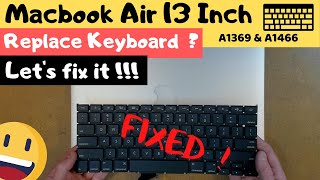 Macbook Air Keyboard Replacement Guide (A1369/A1466) screenshot 4