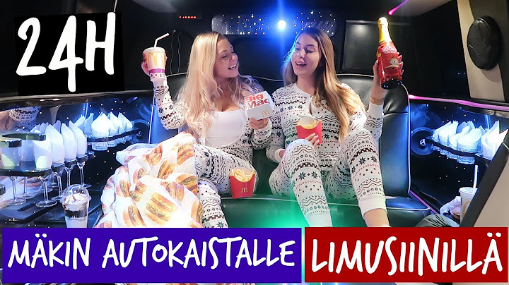 24H LIMUSIINISSA | JOULUKALENTERI LUUKKU 2