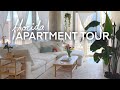 DREAM florida apartment tour furnished (floor to ceiling windows, cloud couch dupe, 2 Bedroom)