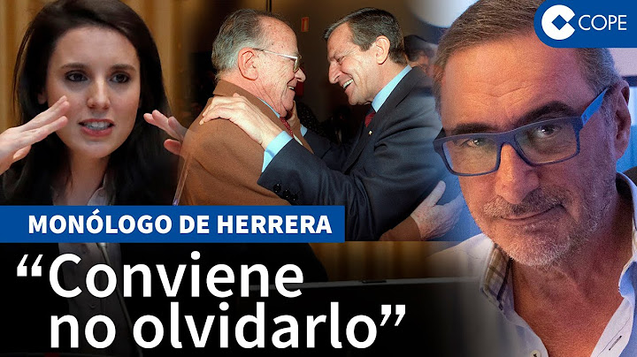 Herrera da una lección a Irene Montero sobre nuestra democracia