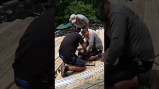 Knocked them down to build them back up again#construction #diy #landscaping #deck
