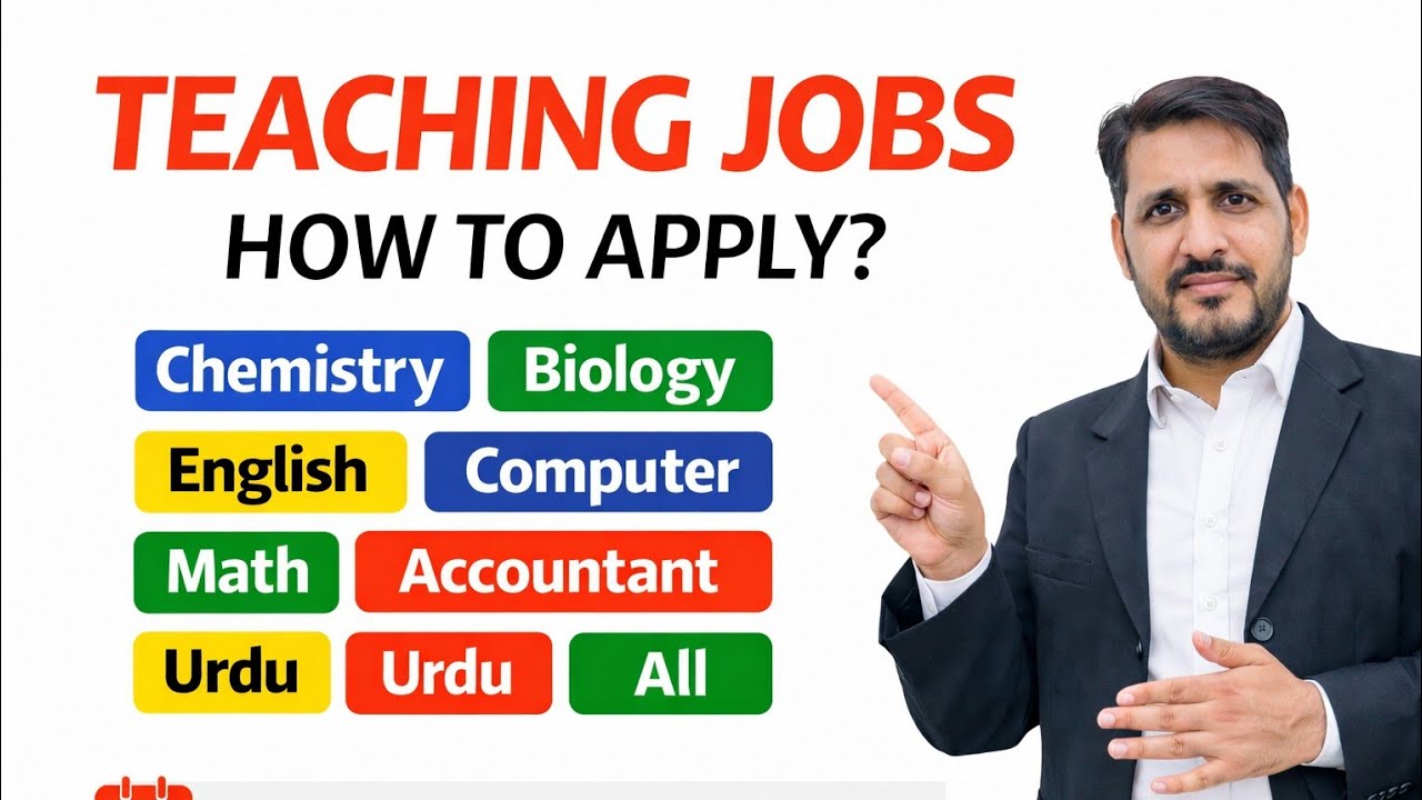 Teaching Jobs 2026 | All Subjects | How to Apply? | Last Date & Eligibility