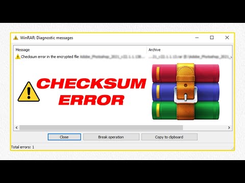 Fix WinRAR Checksum Error While Extracting Files | 2 Methods