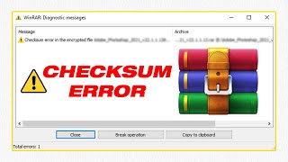 Fix WinRAR Checksum Error While Extracting Files | 2 Methods screenshot 1