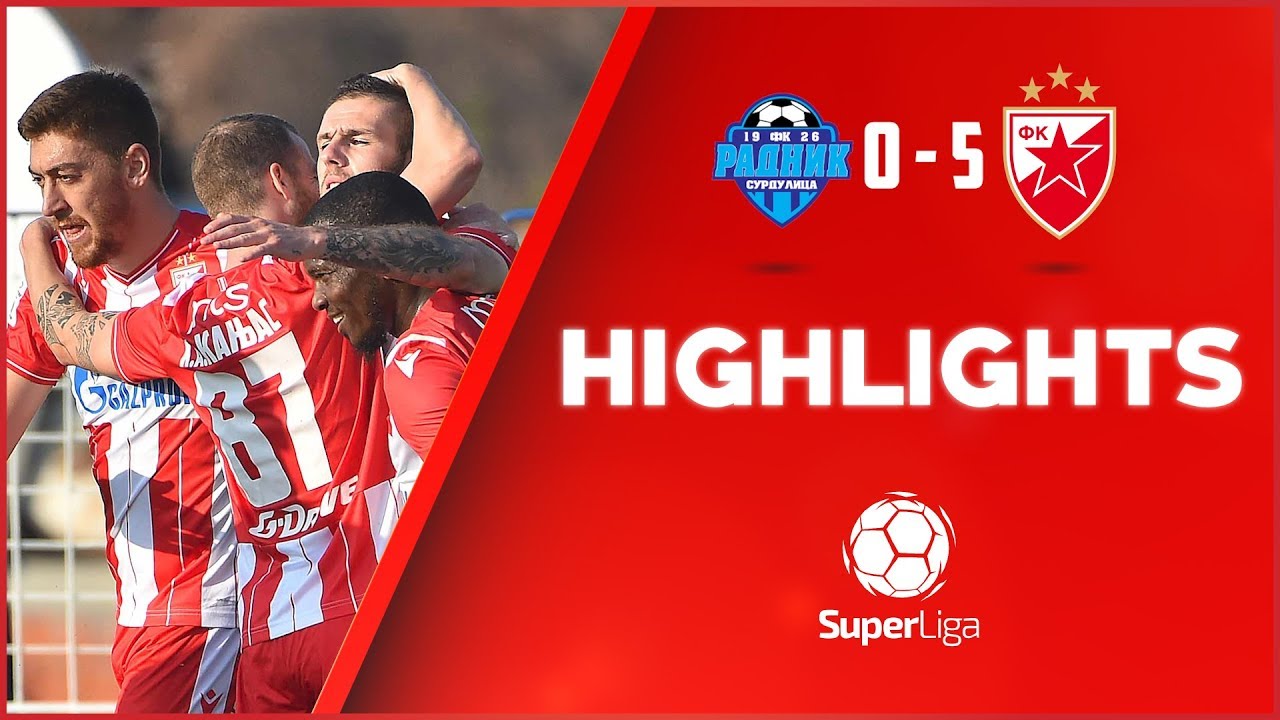 Radnik - Crvena zvezda 0:5, highlights 