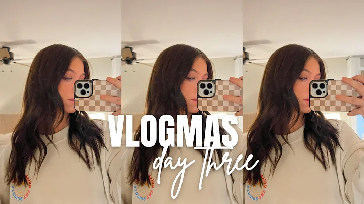 VLOGMAS DAY THREE: easy lived in curly hair tutorial