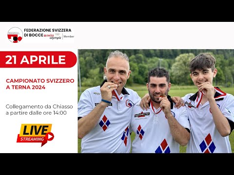 Campionato Svizzero a terna 2024 - Bocce - Chiasso