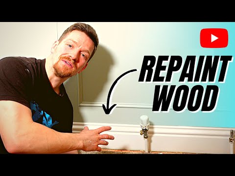Repainting old woodwork