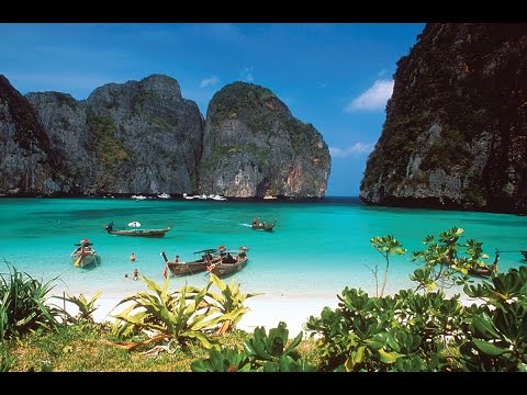 泰国最有趣!Архипелаг. островов Пи-Пи. Бухта Майя Бэй.