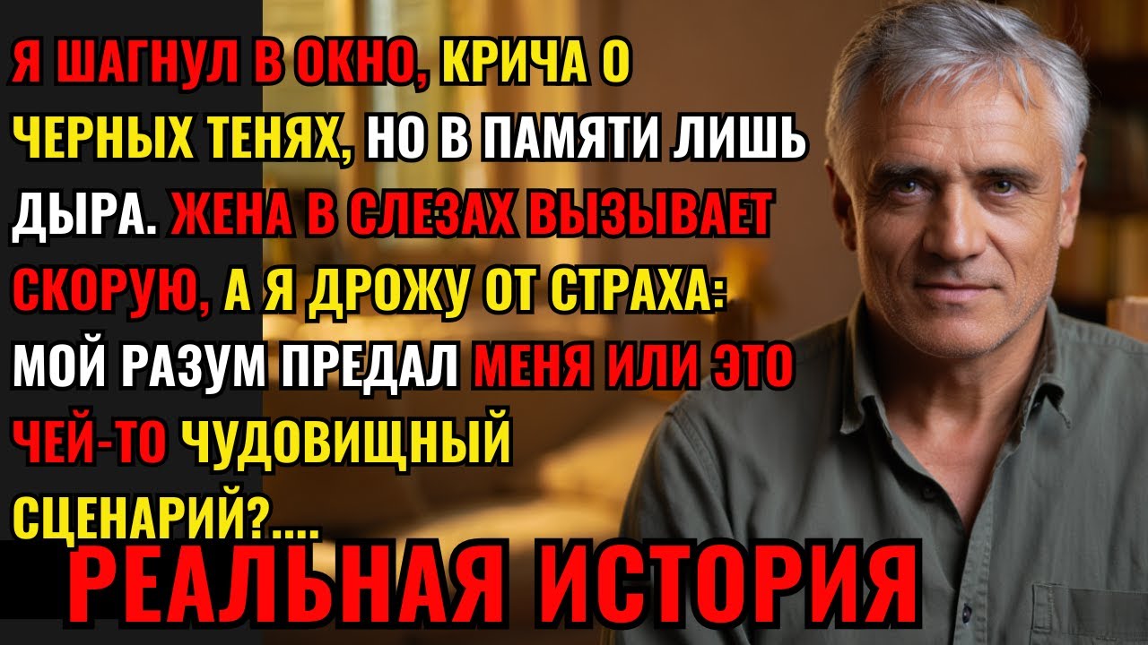 Я шагнул в окно,жена в слезах вызывает скорую,разум предал меня или это чей-то чудовищный сценарий?