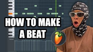 Video thumbnail of "how to make a beat on FL STUDIO 21"