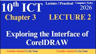 class 10 ICT Chapter 3: CorelDRAW Overview: CorelDRAW for beginners