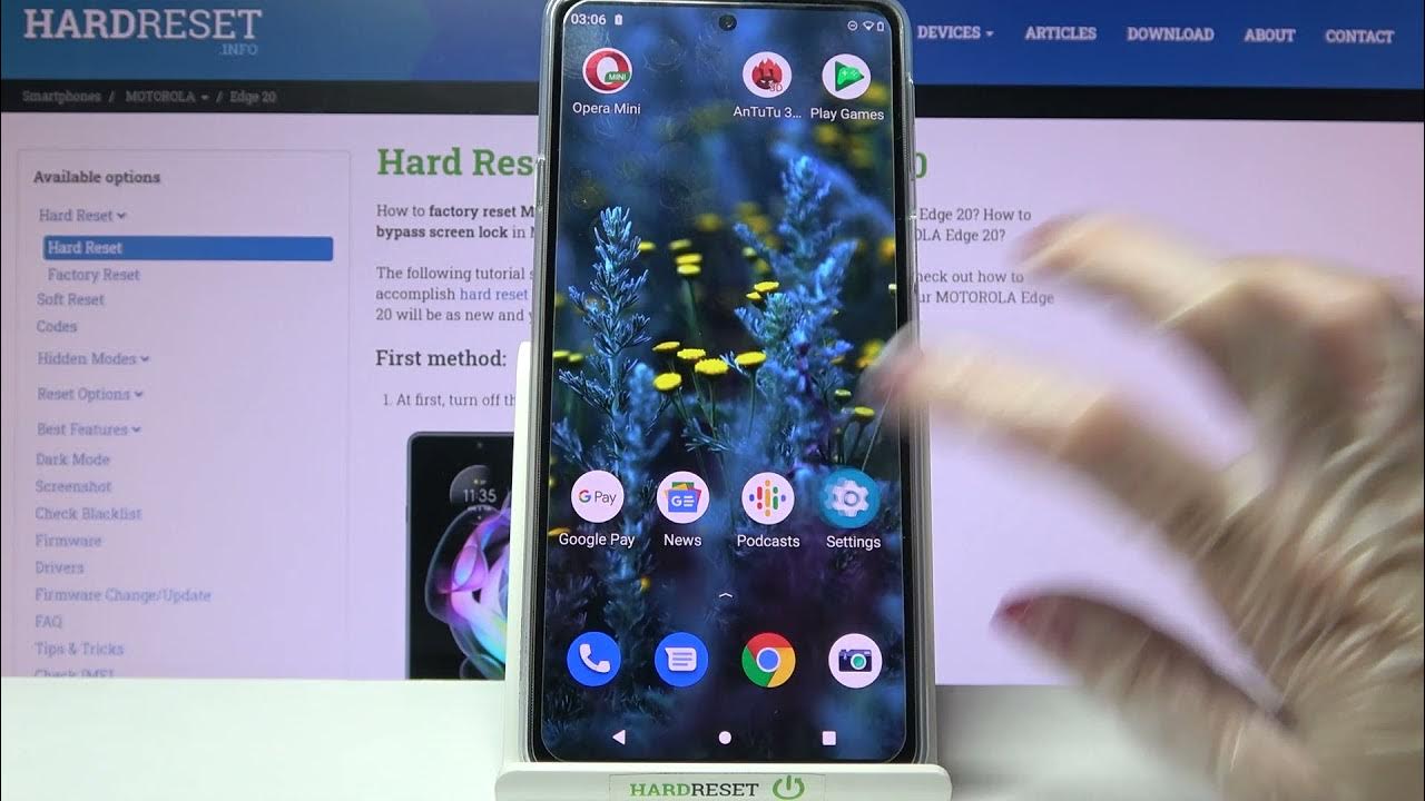 How to Turn On Device Location in MOTOROLA Edge 20 Location Settings