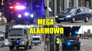 President Biden's motorcade and massive police response on the day of B9 summit in Warsaw