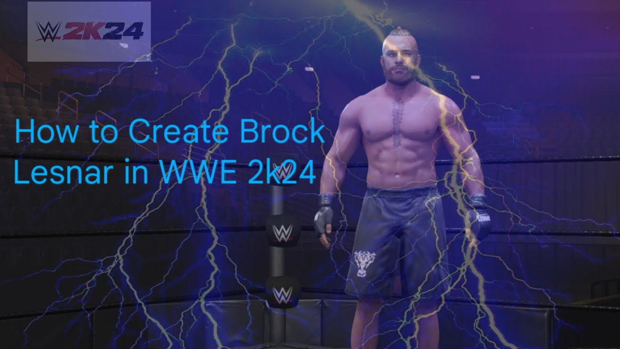 How to Create Brock Lesnar in WWE 2k 24