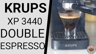 Krups XP 3440 Home Espresso Machine - Double Espresso