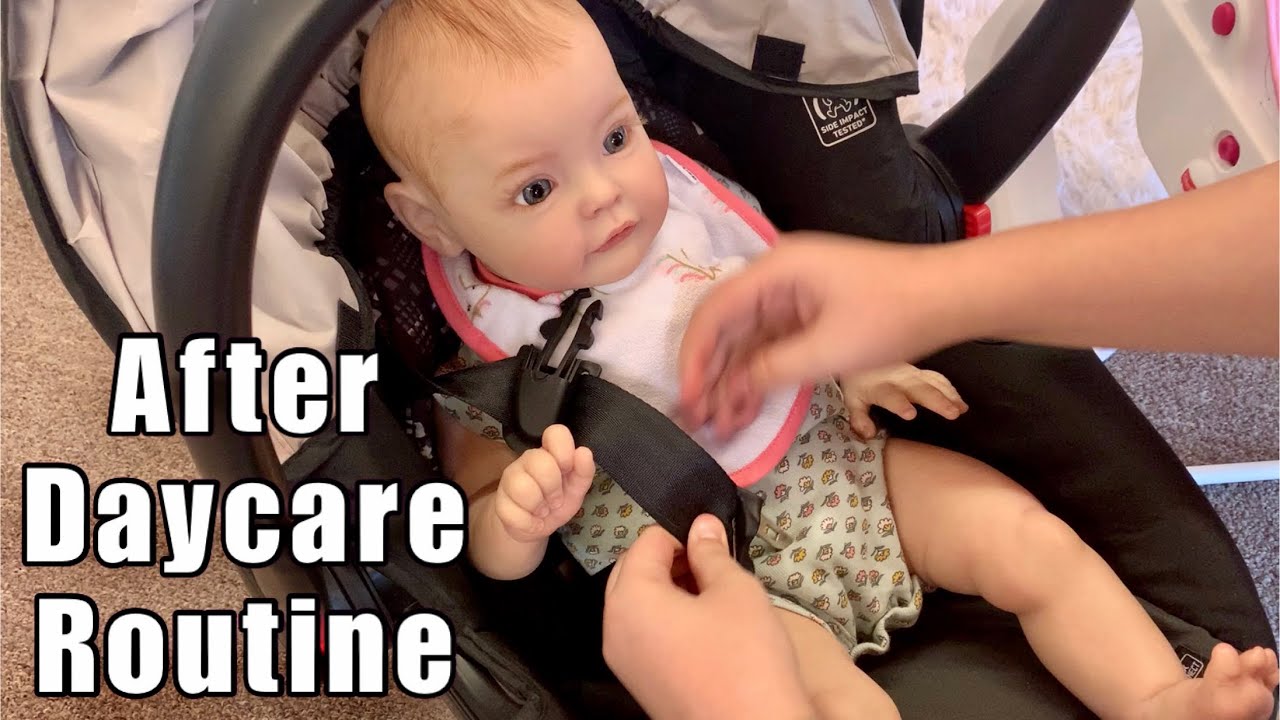Reborn role play after daycare routine picking up from daycare YouTube