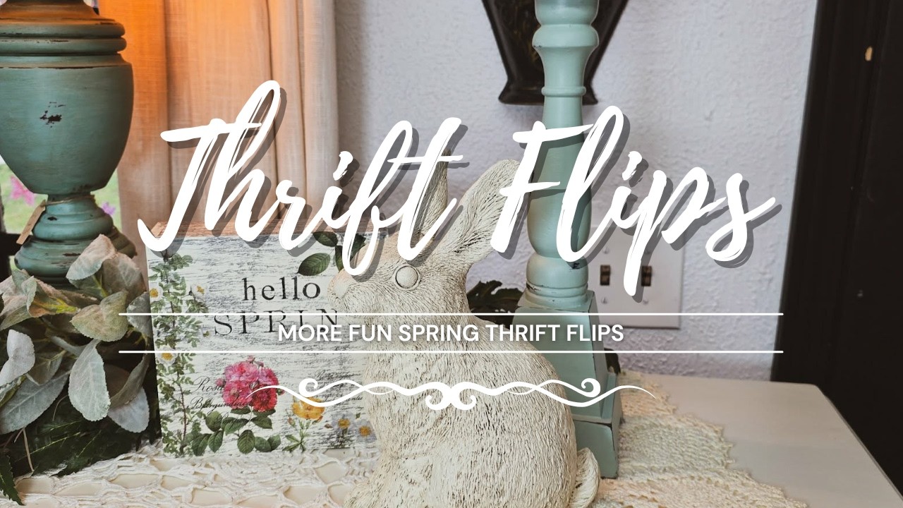 Fun Spring Thrift Flips • Easter Decor • Upcycling Thrifted Items for ...