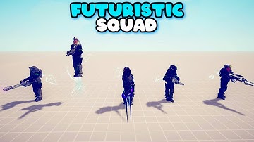 FUTURISTIC SQUAD Vs EVERY FACTION - TABS - Totally Accurate Battle Simulator