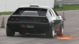 FAST Turbocharged Lancia Beta Montecarlo - Acccelerations, Backfires & Sound FAST Turbocharged Lancia Beta Montecarlo - Acccelerations, Backfires & Sound