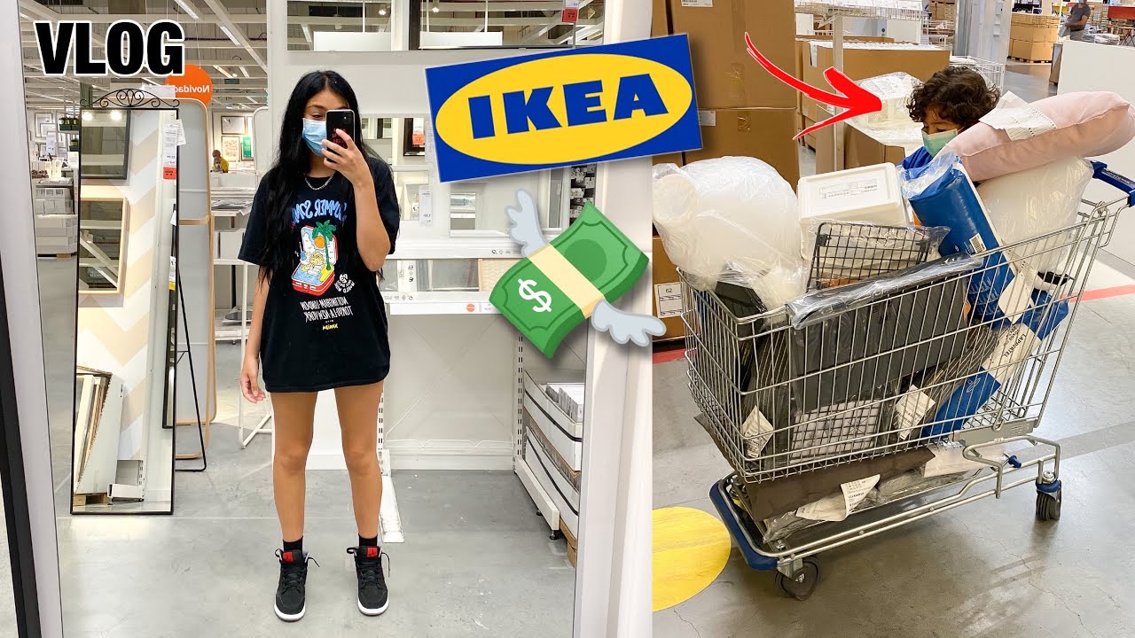 COMPRANDO MÓVEIS NO IKEA PARA MEU QUARTO NOVO!🤑