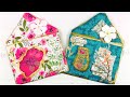 Window envelopes with FABRIC IN THE WINDOW?? Why not! SUPER FUN AND EASY Envelopes Project Tutorial