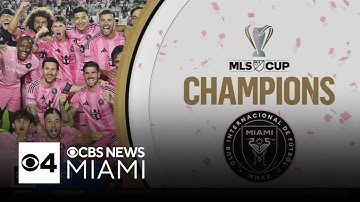CBS Miami Streaming Special: Messi, Inter Miami win first-ever MLS Cup title