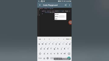 01. Java Tutorial on Android Phone, Hello World program on Solo Learn Code Playground