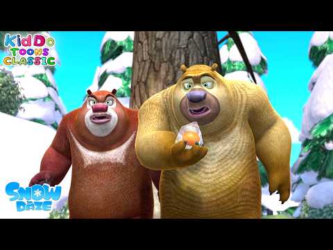 भालू को मिला जंगल में स्वादिष्ट संतरा |Bablu Dablu Snow Daze Ep 36 | Bears Show| Kiddo Toons Classic